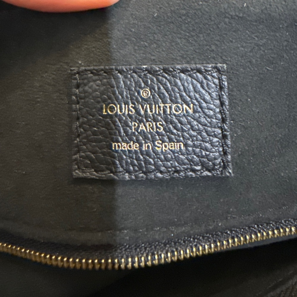 Louis Vuitton Monogram Black and Cream Satchel - Picture 7 of 13